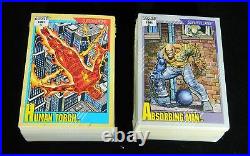 Marvel Universe Series II Trading Cards Collector's Tin Open with Sealed Set 1991