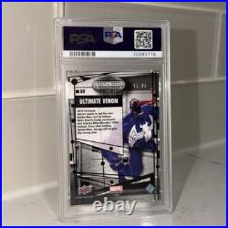 Marvel Vibranium 2015 Ultimate Venom refined #99/99 OMEGA! PSA 9 RARE BOOKEND