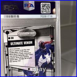 Marvel Vibranium 2015 Ultimate Venom refined #99/99 OMEGA! PSA 9 RARE BOOKEND