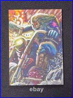 Marvel Winter Soldier Sketch Card 1/1 By Ray Finding UNICORN Infinity SAGA