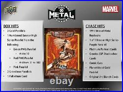 Marvel X-men Metal Universe Trading Cards Box (upper Deck 2021)