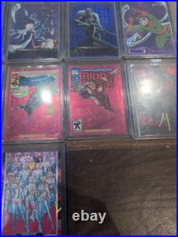 Marvel cards with lots of different set over 500 card lot over 5 different sets