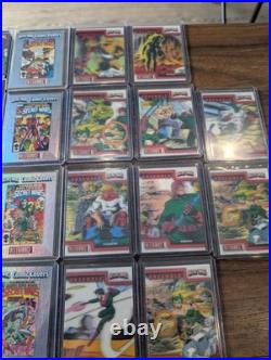 Marvel cards with lots of different set over 500 card lot over 5 different sets