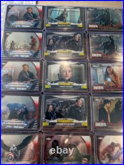 Marvel cards with lots of different set over 500 card lot over 5 different sets