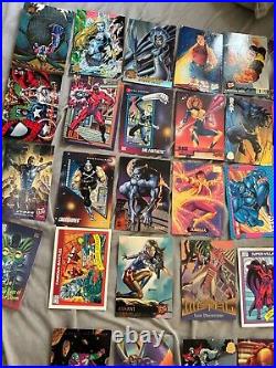 Marvel classic trading cards over 1000 cards, dozens of rare cards in one set