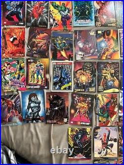 Marvel classic trading cards over 1000 cards, dozens of rare cards in one set