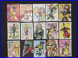 Marvel dangerous divas sketch cards series 1