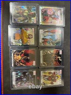 Marvel trading Card Collection With Graded Slabs. Read Description