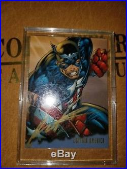 Marvel ultra onslaught autograph captain america