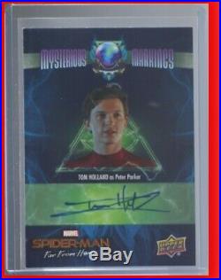 Marvels Spider-Man Far From Home Mysterious Markings Autographs TOM HOLLAND SSP