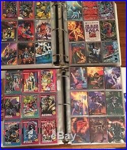 Massive 1400+ Comic Book Card & Memorabilia Lot Marvel & DC Card Collection