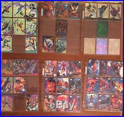 Massive 1400+ Comic Book Card & Memorabilia Lot Marvel & DC Card Collection