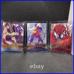 Mint 34-Card Lot Grade Ready 1995 Fleer Metal Marvel Silver Flasher