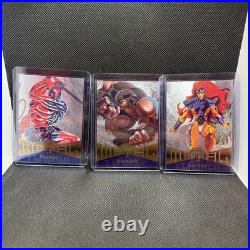 Mint 34-Card Lot Grade Ready 1995 Fleer Metal Marvel Silver Flasher