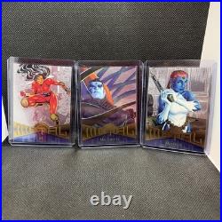 Mint 34-Card Lot Grade Ready 1995 Fleer Metal Marvel Silver Flasher