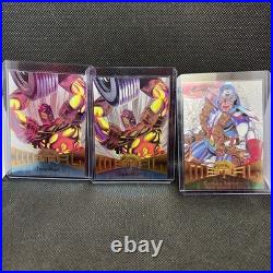 Mint 34-Card Lot Grade Ready 1995 Fleer Metal Marvel Silver Flasher