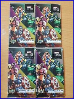 NEW SEALED SET WITH WAVE 4 Marvel Legends Card Pack Wave 1-4 RARE Hard To Find