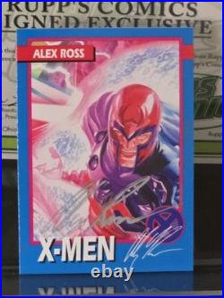 NYCC 2023 MARVEL ALEX ROSS SIGNED X-MEN TRADING CARD #4 OF 5 RARE WithCOA