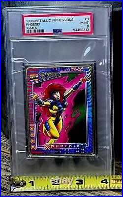 PHOENIX PSA GRADED POP 2 1996 Marvel Metallic Impressions X-Men NEW THICK SLAB