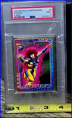 PHOENIX PSA GRADED POP 2 1996 Marvel Metallic Impressions X-Men NEW THICK SLAB