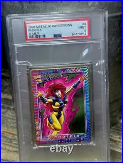 PHOENIX PSA GRADED POP 2 1996 Marvel Metallic Impressions X-Men NEW THICK SLAB