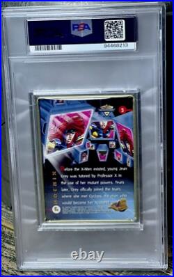 PHOENIX PSA GRADED POP 2 1996 Marvel Metallic Impressions X-Men NEW THICK SLAB