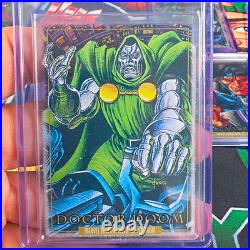 PLEXI Marvel Masterpieces'92 Platinum Non-Sport 12-Card Lot Doom Venom