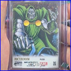 PLEXI Marvel Masterpieces'92 Platinum Non-Sport 12-Card Lot Doom Venom