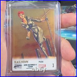 PLEXI Marvel Masterpieces'92 Platinum Non-Sport 12-Card Lot Doom Venom