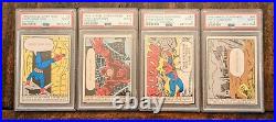 PSA Graded- 1966 Donruss Marvel Super Heroes Complete Set- 66 Cards with Wrapper