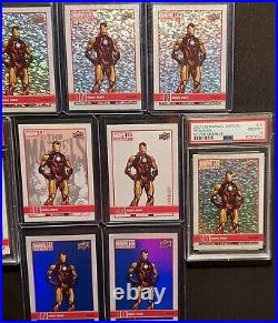 PSA gem mint 10? Iron Man Upperdeck 2021 Annual, plus bonus cards, variants