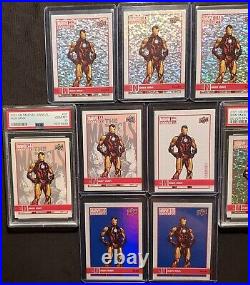 PSA gem mint 10? Iron Man Upperdeck 2021 Annual, plus bonus cards, variants