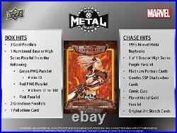 Pre-Order 2021 Marvel X-Men Metal Universe Trading Cards Box Upper Deck