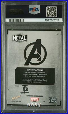Psa 10 Gm 2024 Skybox Marvel Metal Universe Etch Cards Ian Quirante Etch-venom