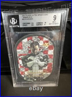 Punisher 2017 Fleer Ultra Spider-Man Jambalaya #9 SSP BGS 9