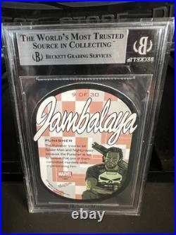 Punisher 2017 Fleer Ultra Spider-Man Jambalaya #9 SSP BGS 9