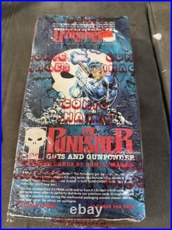 Punisher Guts and Gunpowder Sealed Trading Card Box 48 Packs Comic Images 1992
