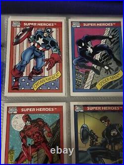 RARE 1990 Impel Marvel Universe #1 Captain America Rookie Card