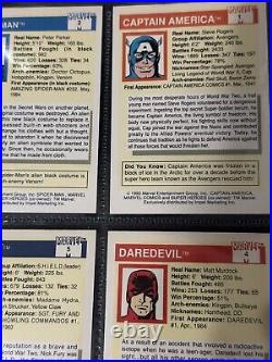 RARE 1990 Impel Marvel Universe #1 Captain America Rookie Card