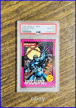 RARE 1992 Impel Marvel X-Men Apocalypse #51 GEM MINT PSA 10 eBay 1/1