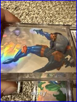 RARE 1995 Flair Marvel Annual HOLOBLAST CGC Graded 5-Card Lot NM/Mint