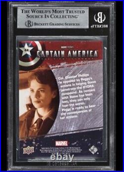 RARE 2011 Hayley Atwell Autograph Captain America Beckett Avenger Marvel Auto 44