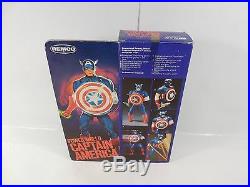 Rare Sealed Remco Marvel Comics Power Shield Captain America Figure Mib 1980