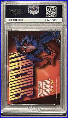 Rare Spider-Man Gold Holofoil PSA 10 1994 Marvel Masterpieces #8 Of 10 GEM MINT