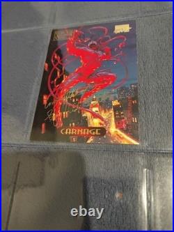 Raw'MINT'Card 1994 MARVEL Masterpieces GOLD FOIL Signature CARNAGE #20? EXC