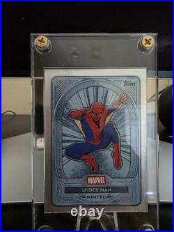 SDCC 2025 Exclusive Topps Marvel Mint Spider-Man Platinum Refractor Insert /99