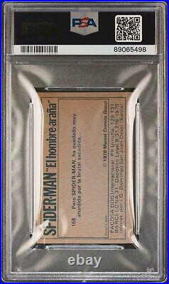 SPIDER-MAN PSA 7 1978 Pacosa DOS Spider-Man Marvel #158