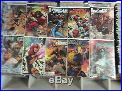 Set Of 29 Marvel Comics Jim Lee X-men Trading Card Variant Covers Bags & Boards