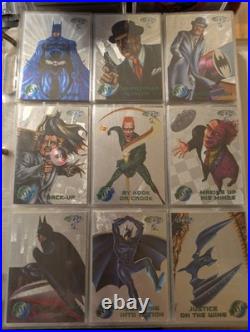 Silver Flasher Completed 100 Card Set 1995 Fleer Metal Batman Forever NM