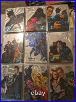 Silver Flasher Completed 100 Card Set 1995 Fleer Metal Batman Forever NM